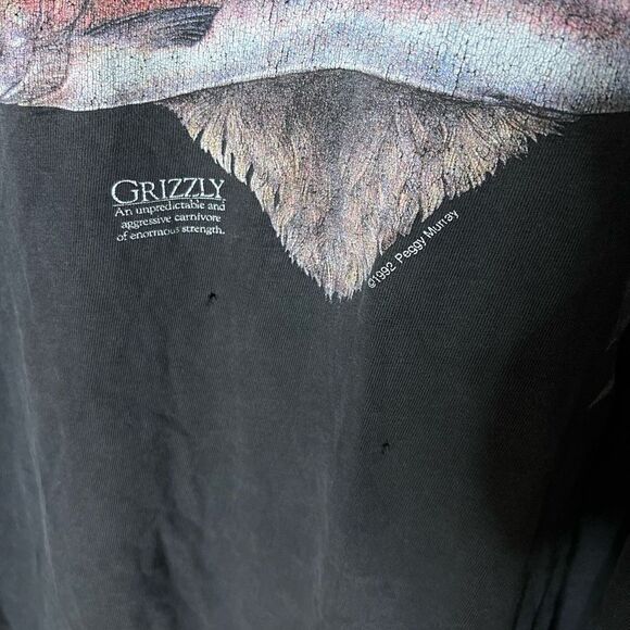 VTG 1992 Grizzly Bear Peggy Murray T Shirt XXL - Picture 3 of 5
